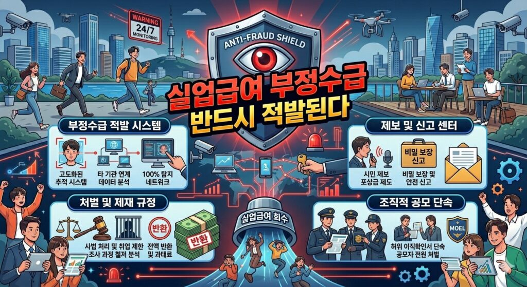실업급여 부정수급 반드시 적발된다