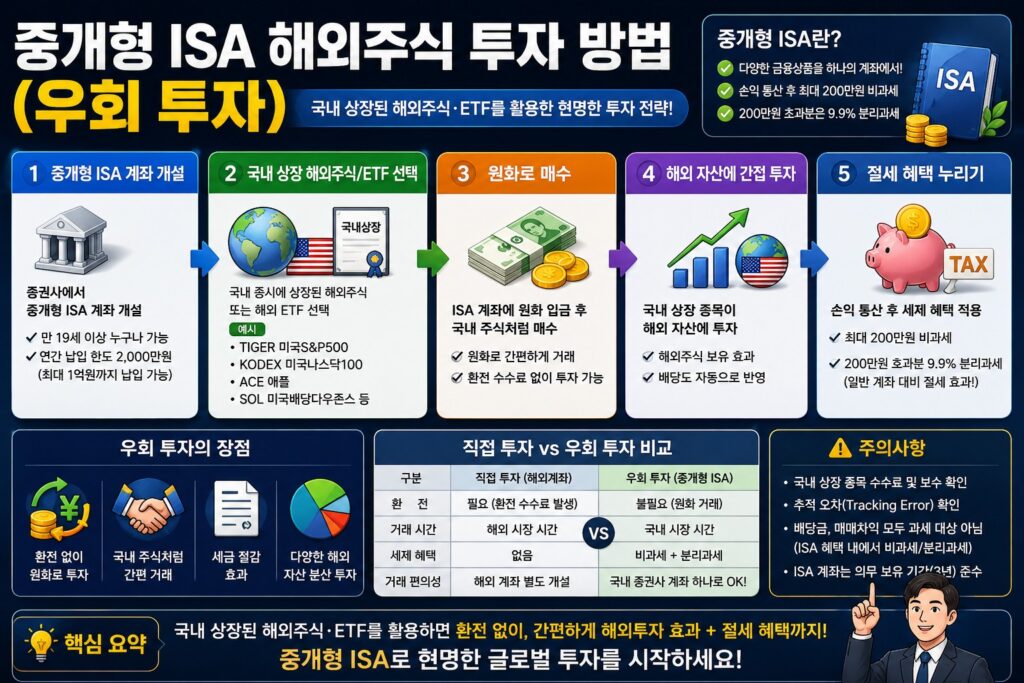 중개형 ISA 해외주식 투자 방법