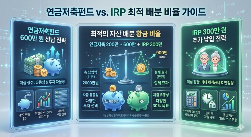 연금저축펀드 IRP 비율