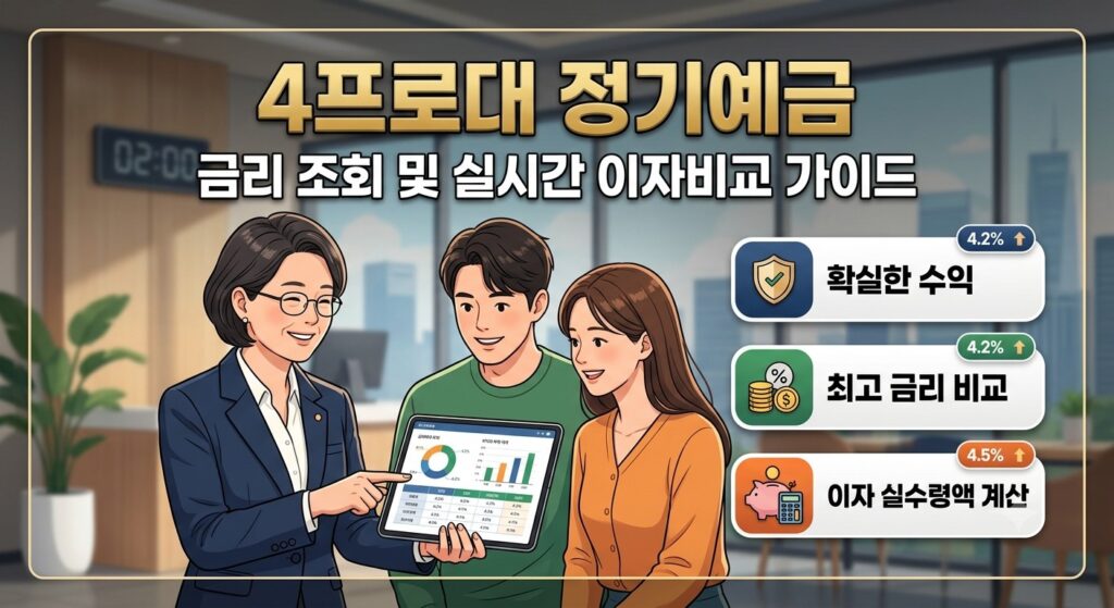 4프로대 정기예금